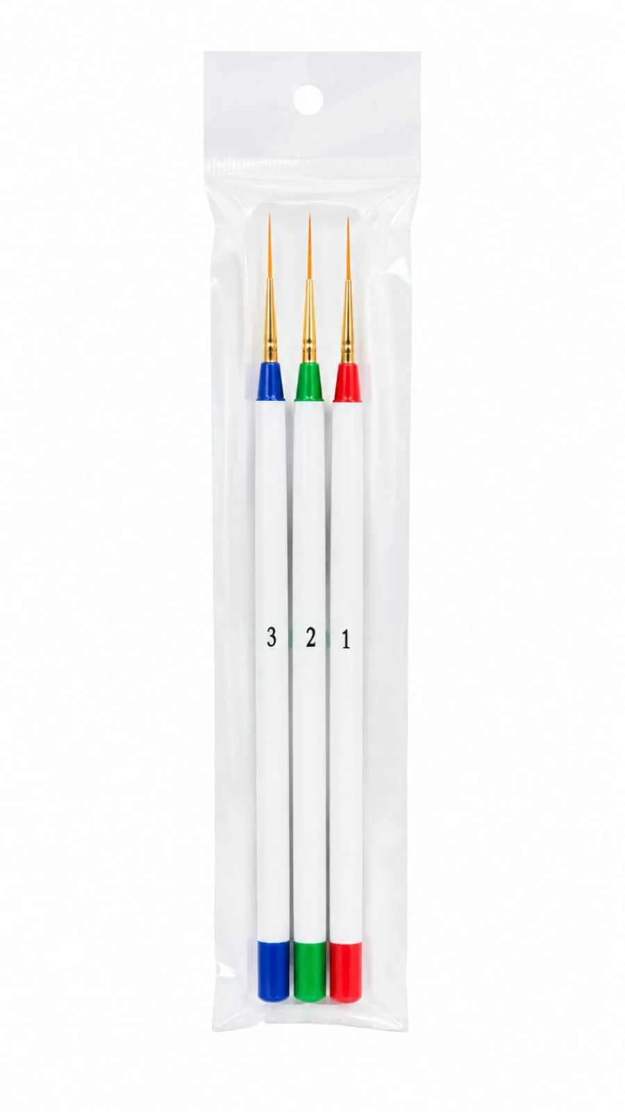 Pensule Set 3, Liner, Nail Art - imagine 2