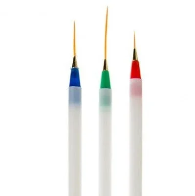 Pensule Set 3, Liner, Nail Art