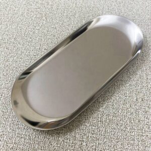 Tăviță de inox, argintie