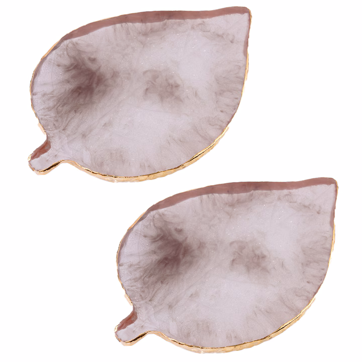 Paleta Rasina de amestecat culori, model frunza