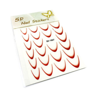 Stiker French interior cu Ombre Nail Stickers 5D, SD-1927