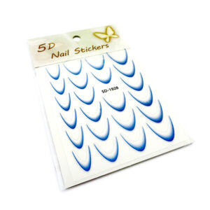 Stiker French interior cu Ombre Nail Stickers 5D, SD-1928