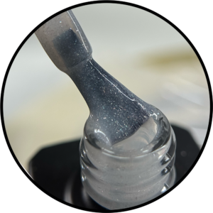 Glitter 01, Rubber Base HEMA&TPO FREE,15 ml