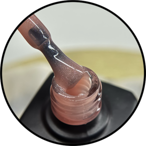Glitter 03, Rubber Base HEMA&TPO FREE,15 ml