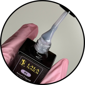 Sweet Liquid Builder Gel in Bottle - 01 Lavender  - 10 ML (Hema&TPO Free)
