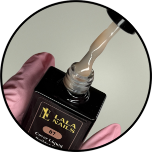 Cover Liquid Builder Gel in Bottle- 07 Cover Light - 10 ML (Hema&TPO Free)