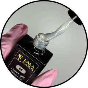 Cover Liquid Builder Gel in Bottle- 08 Milkshake - 10 ML (Hema&TPO Free)