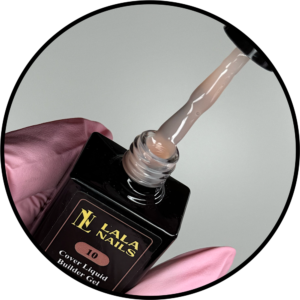 Cover Liquid Builder Gel in Bottle- 10 Dark  - 10 ML (Hema&TPO Free)