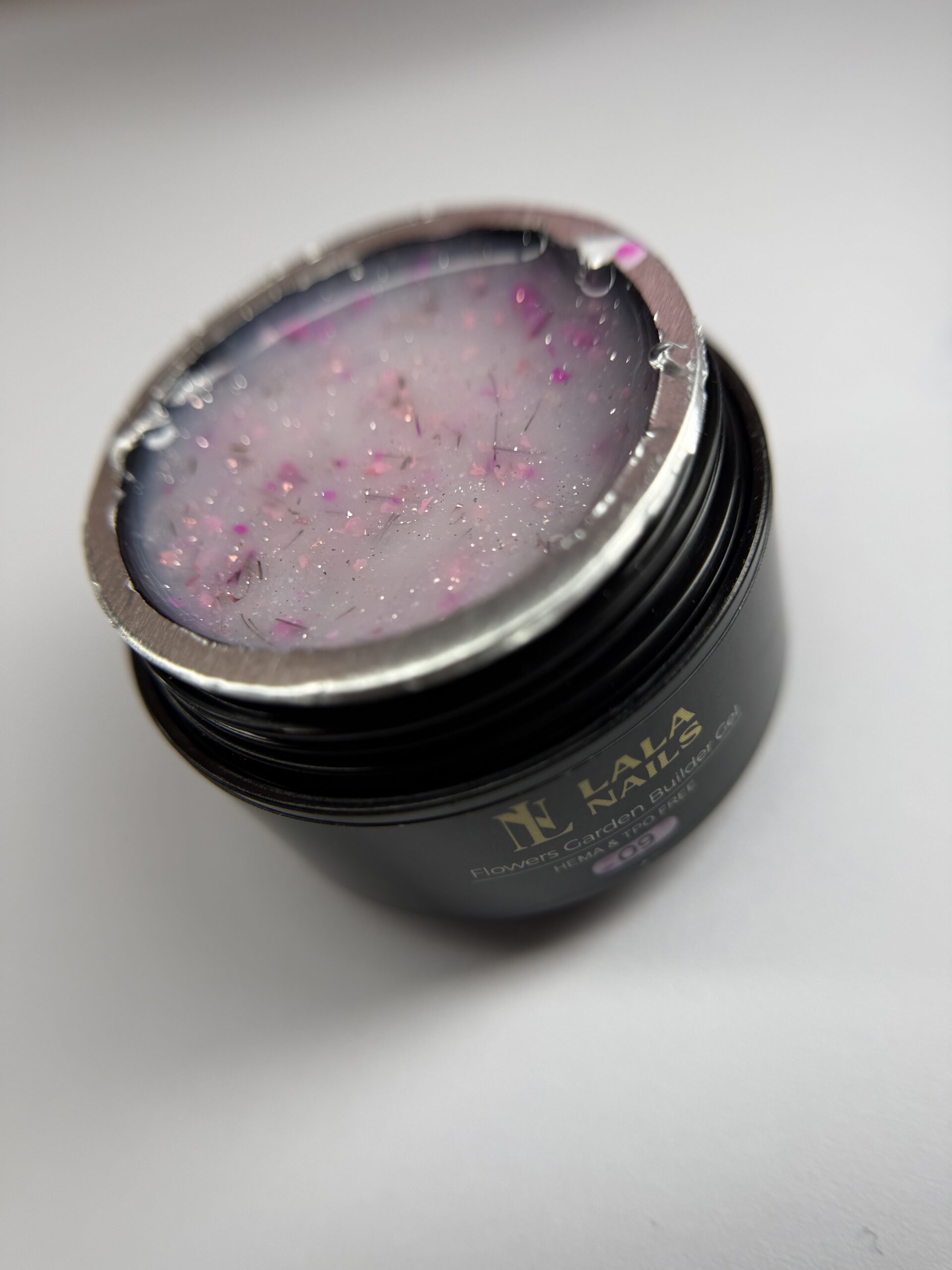 Flowers Garden Builder Gel 09, 15 ml HEMA&TPO Free - imagine 3