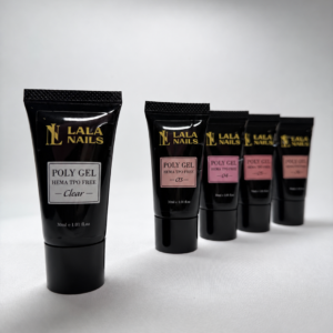 Set Polygel gama Nude , 5 buc, 30 g /buc