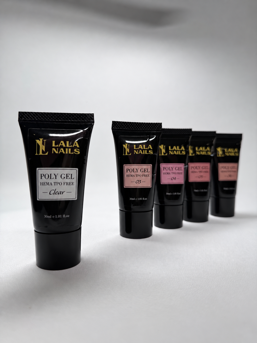 Set Polygel gama Nude , 5 buc, 30 g /buc